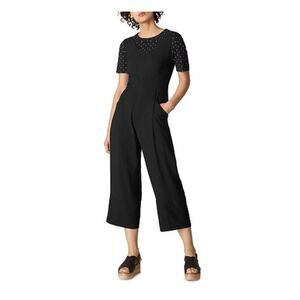 Whistles Black Mara Casual Jumpsuit Sz.10 NWT